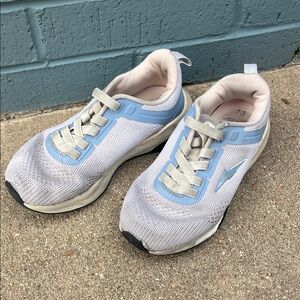 Avia Light Blue and Gray Athletic Shoes